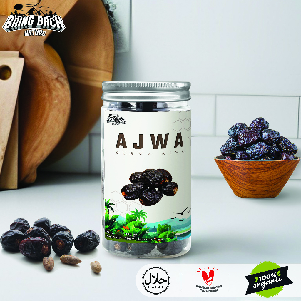 

KURMA AJWA 500gr HIGH QUALITY SUPER / KURMA AJWA NABI PREMIUM ORIGINAL ASLI ALIYAH MADINAH