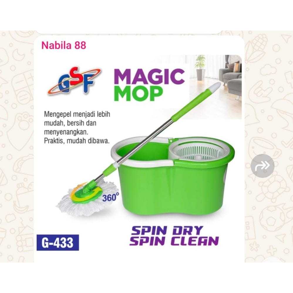 MAGIC MOP GSF / PEL MOP / ALAT PEL PEMBERSIH LANTAI GSF
