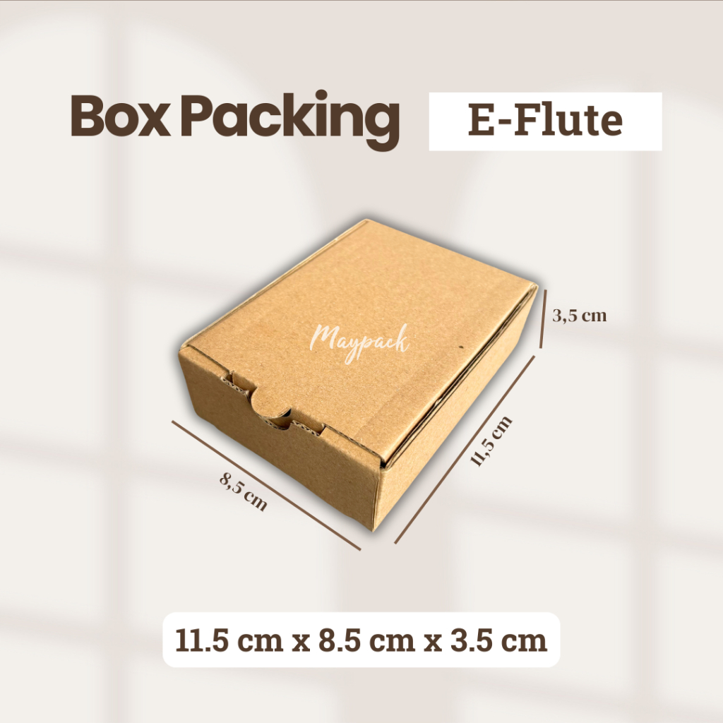 

BOX PACKING E-FLUTE A7 UK 11,5 x 8,5 x 3,5 CM BOX PACKING, BOX KADO, BOX DIE CUT, BOX E-FLUTE, BOX KUE, BOX HAMPERS