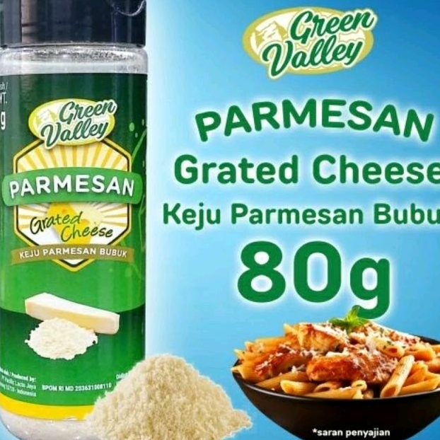 

GREEN valley parmesan /KEJU BUBUK 80 G