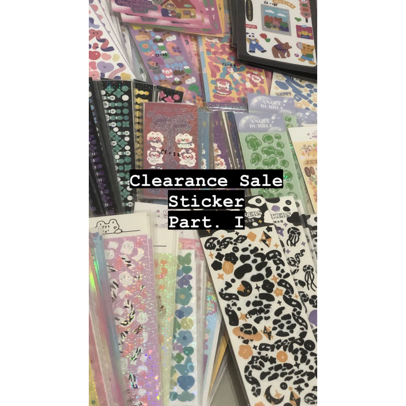 

[Clearance Sale] stiker deco toploader photocard journal/ stiker ribbon pita