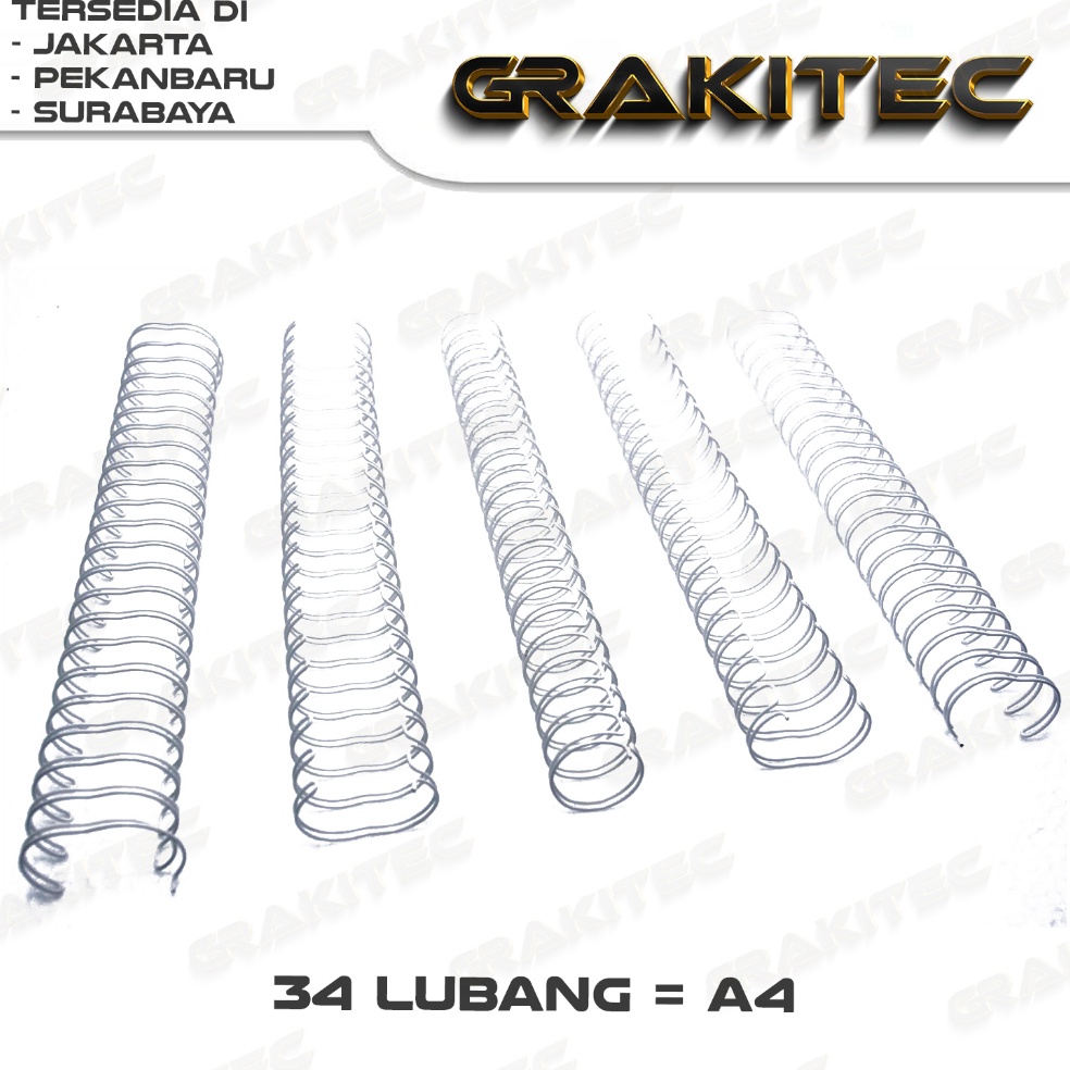 

KODE B75I Ring Kawat Spiral Jilid Spiral A4 31 34 lubang