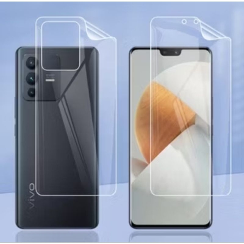 Hydrogel + Depan Belakang Segala Macam Merek Hp Kesukaan Anda Vivo V23 / V23 e / V23 Pro Pelindung L