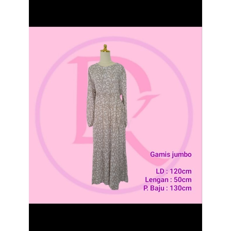 D&K Gamis rempel jumbo