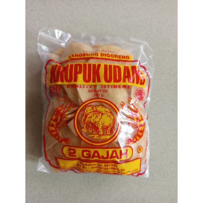 

KERUPUK UDANG MENTAH 2 GAJAH LANGSUNG GORENG