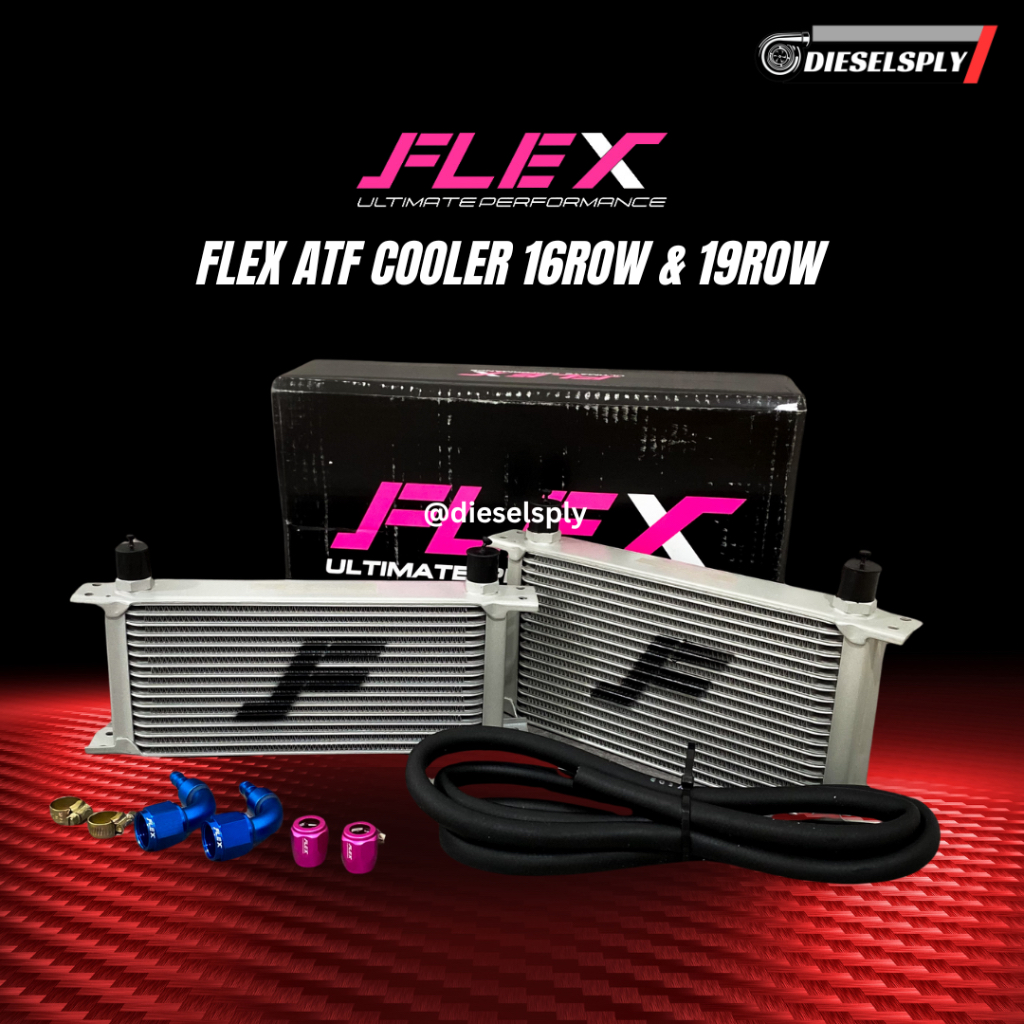 FLEX ATF Oil Cooler/Transmission Cooler 16 Row Innova/Fortuner/Pajero