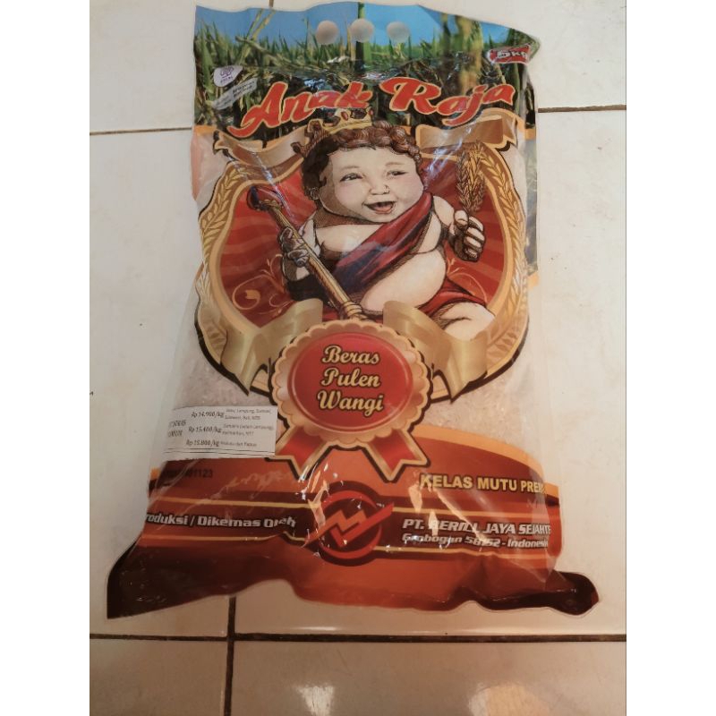 

BERAS 5KG PREMIUM ANAK RAJA