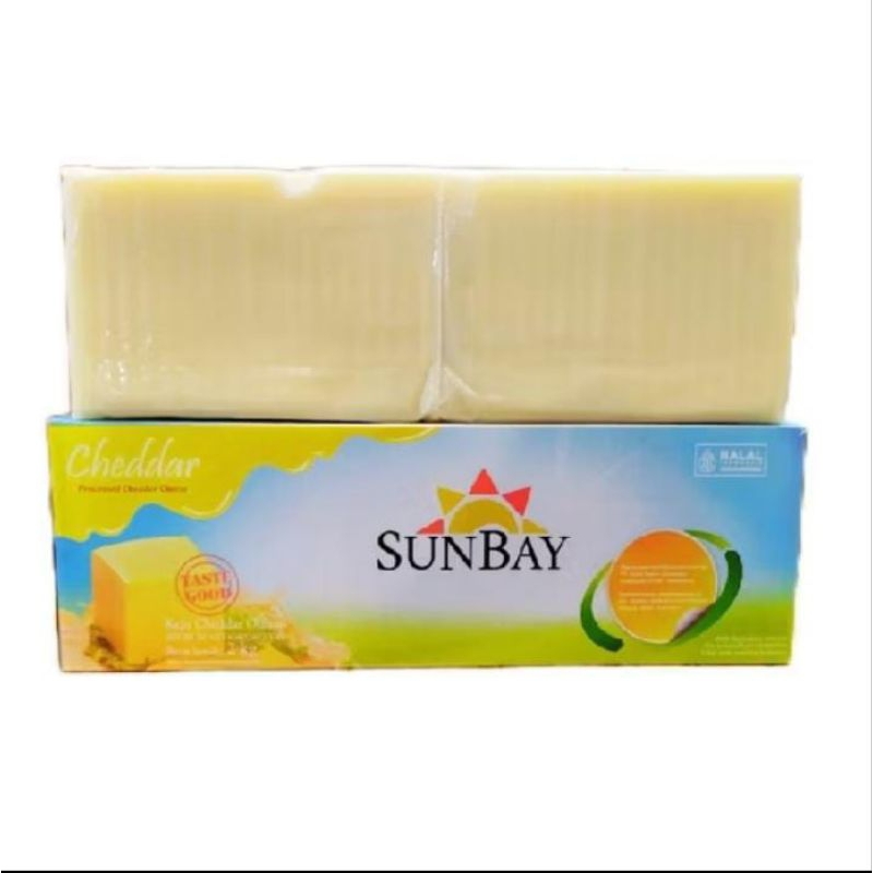 

Sunbay keju cheddar 1 dus isi 8 balok