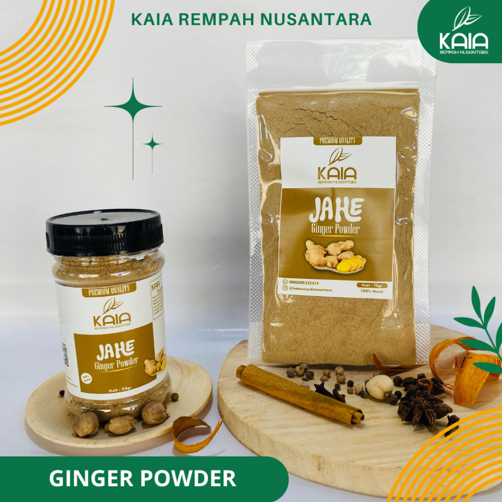 

KAIA Jahe- Rempah bumbu dapur bubuk premium