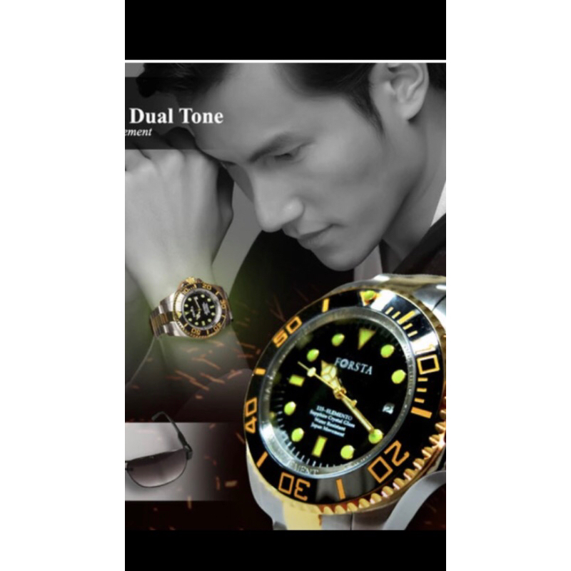 Forsta elemento dual tone-jam tangan