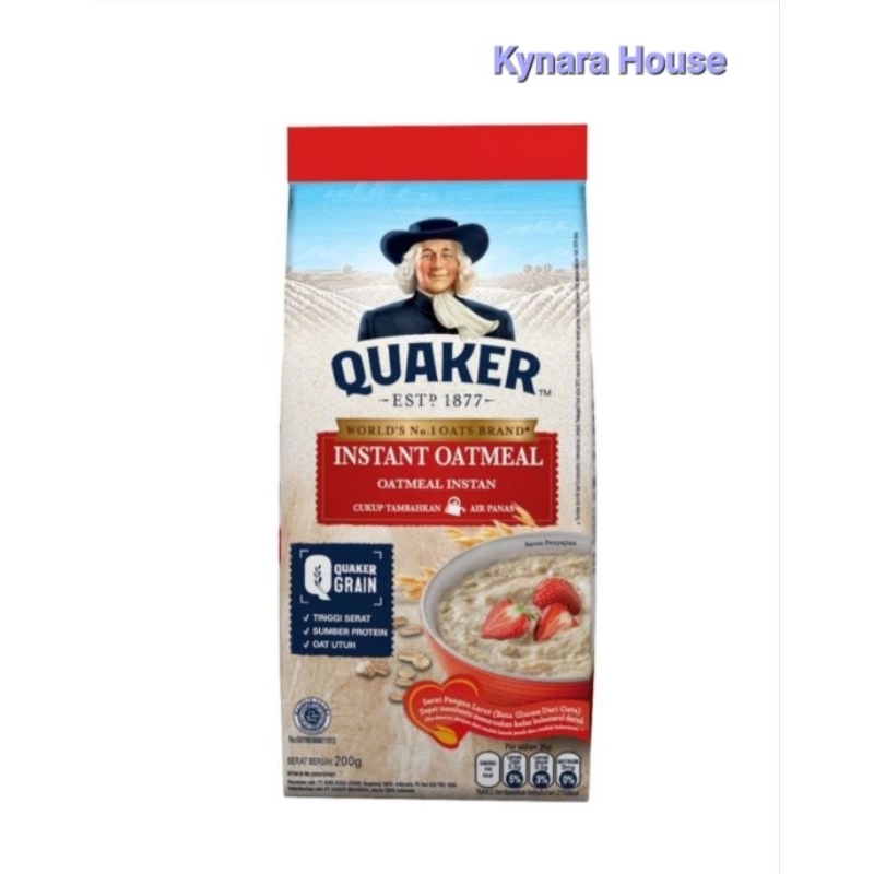 

Quaker Instant Oatmeal Merah 200gr