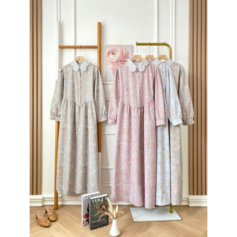 Dress Cotton Silk / Dress Motif