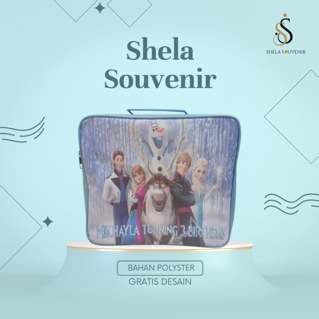 

Tas Ultah / Tas Ultah Anak Custom / Tas Souvenir Ulang Tahun Anak Custom / Tas Bidan Custom / Tas Bimbel Custom Desain / Bahan Poliester dan Mitasi Super Premium Desain Jelas dan Tanpa Ada Garis