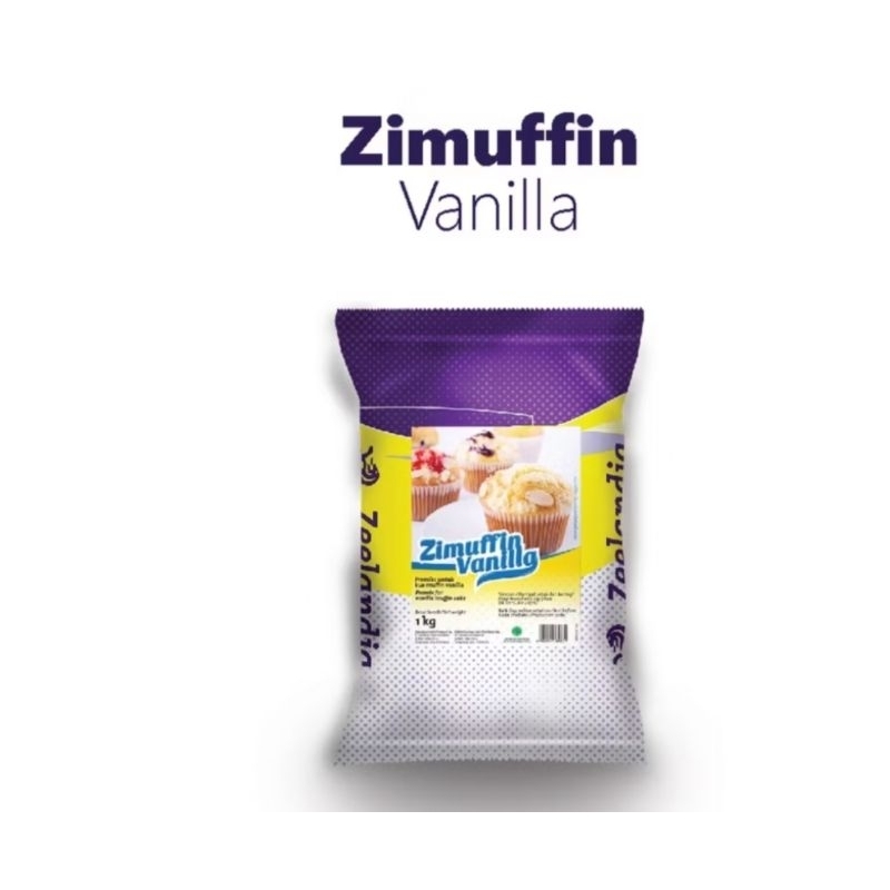 

ZIMUFFIN VANILLA 1 KG/ TEPUNG PREMIK MUFFIN VANILA