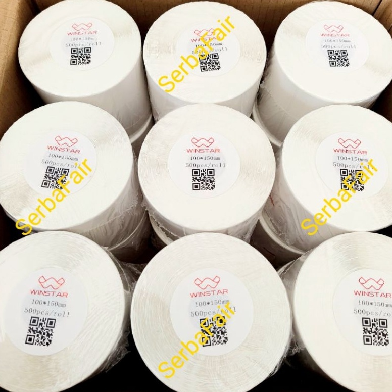 

KODE F44D Label Barcode 1 x 15 Kertas Sticker Thermal Resi 1x15MM WINSTAR ISI 5 PREMIUM SPEC