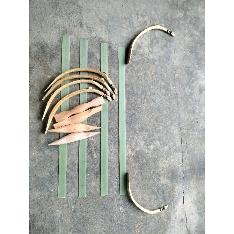 Busur panah siap rakit dg siyah laminasi