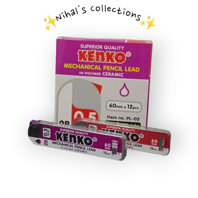 

Refill Pensil Mekanik Kenko PL-05 2B (Isi pensil kenko 2B) - Isi Pensil 2B Mekanik Kenko