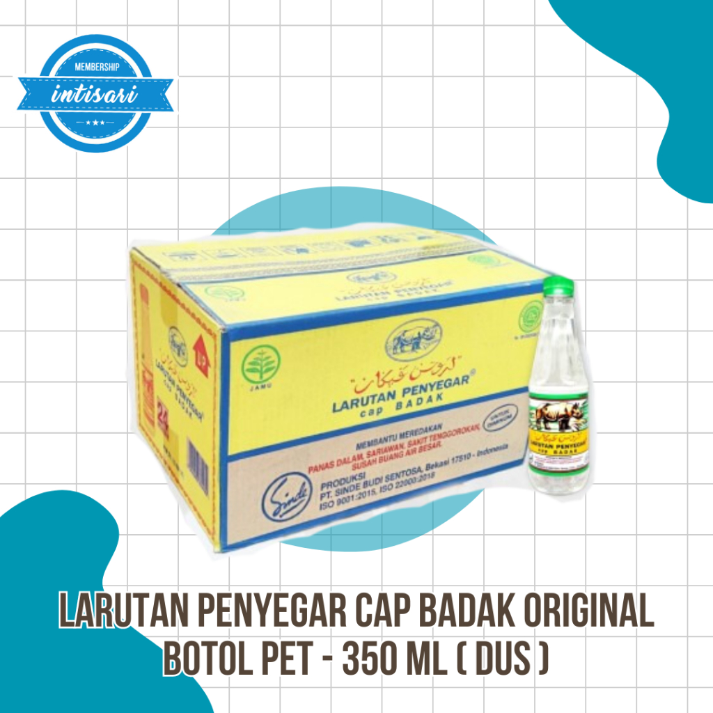 

Larutan Penyegar Cap BADAK Original Botol Pet - 350 ml (DUS)