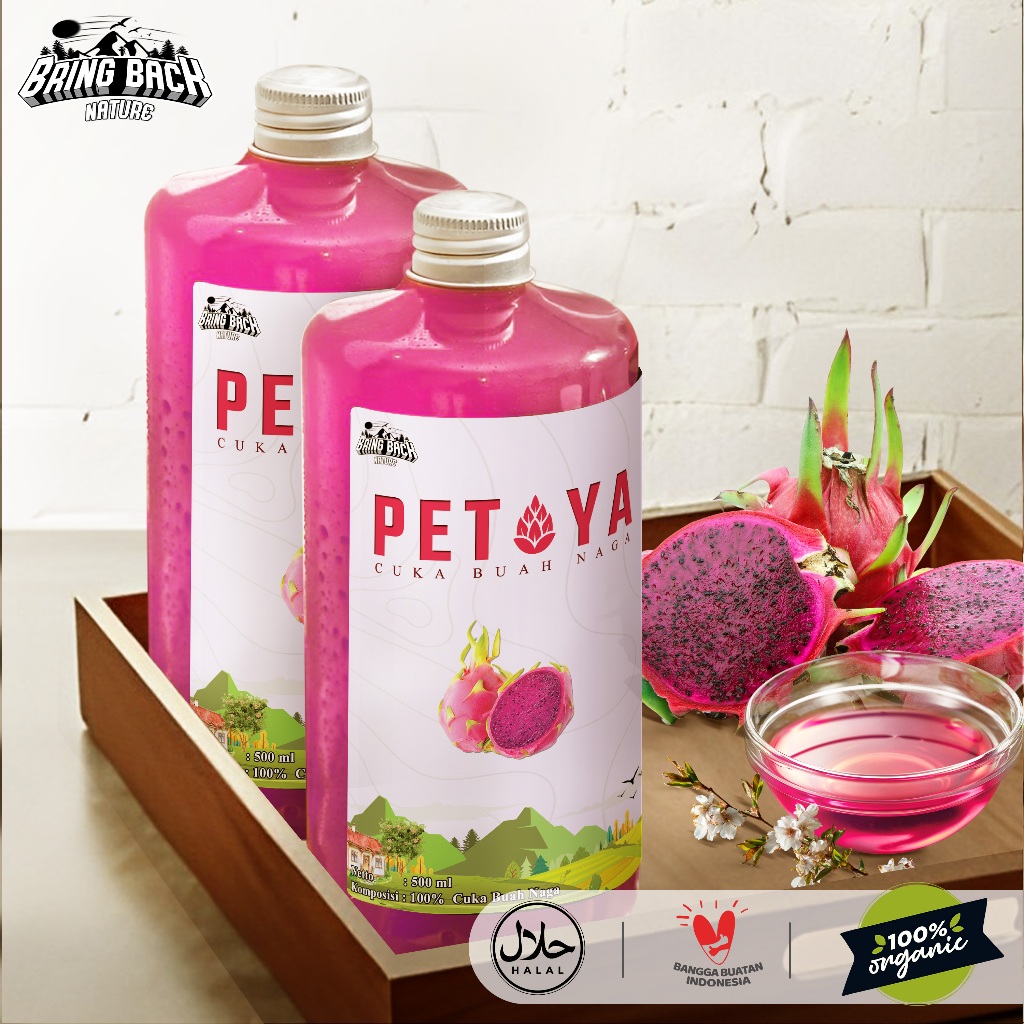 

CUKA BUAH NAGA 500ml WITH MOTHER SUMBER PROBIOTIK ALAMI / ORGANIC SUPERFOOD DRAGON FRUIT CIDER VINEGAR ASLI 100% SARI BUAH NAGA BRAGG