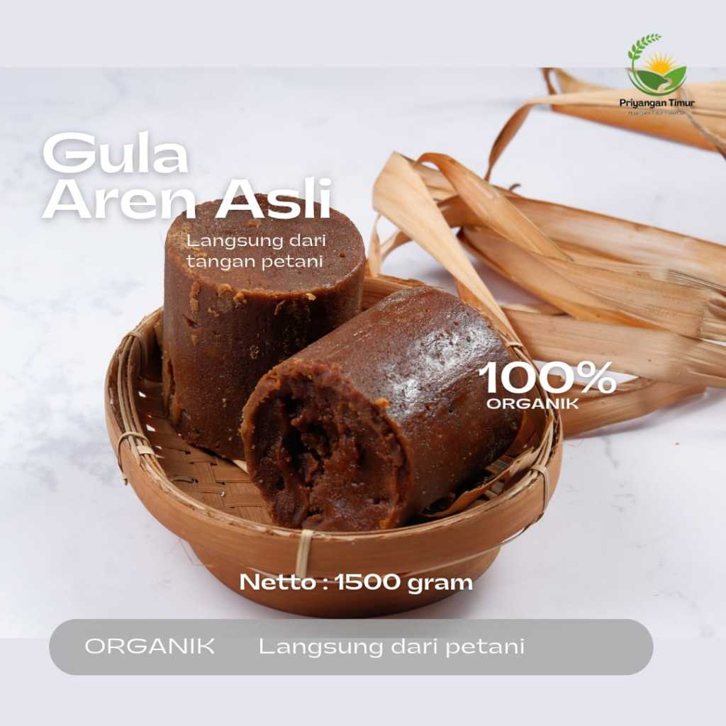 

Gula Aren Kawung Merah Asli Murni Bungkus Daun Original 1,5 kg