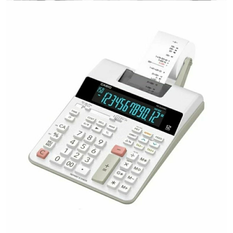 

Casio FR-2650RC Kalkulator Cetak / Kasir 12 Digits Reprint & Check Calculator Garansi Resmi SNI