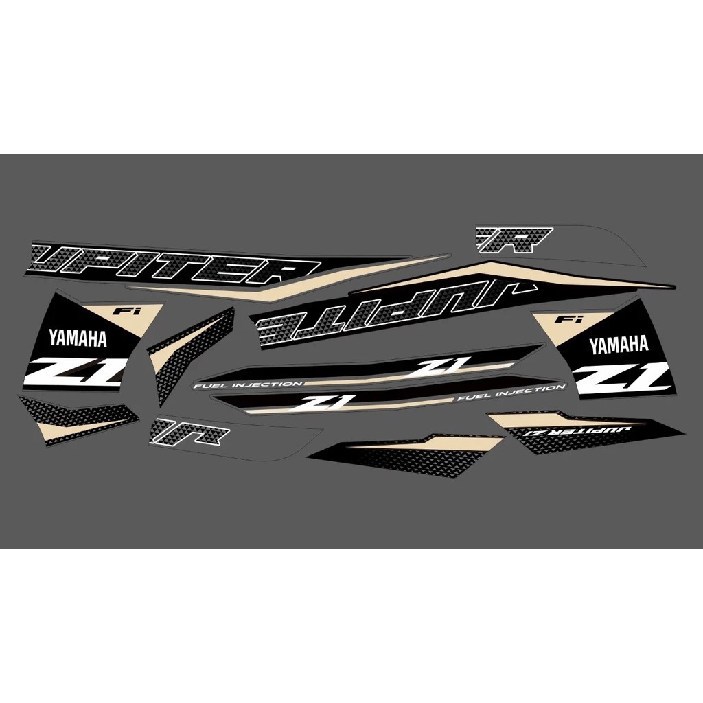 STRIPING ORIGINAL YAMAHA JUPITER Z1 HITAM