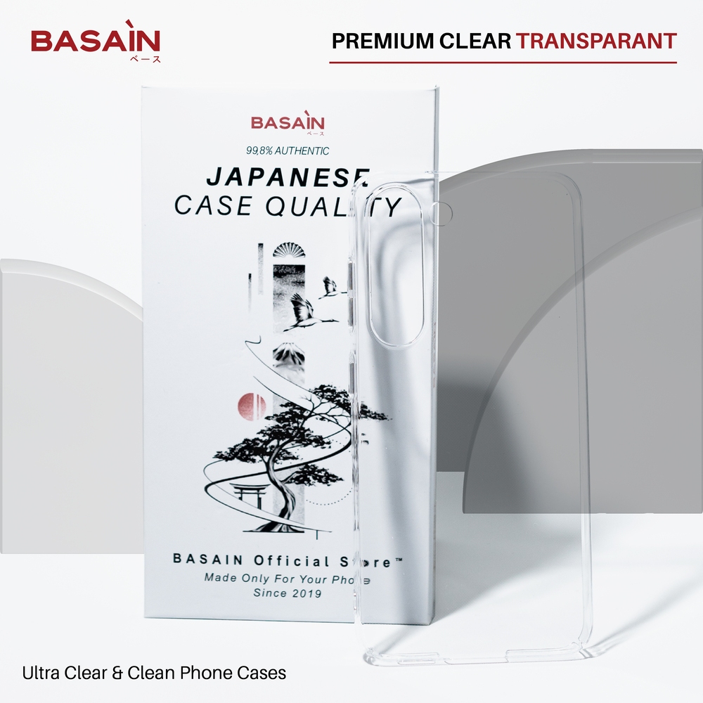 BASAIN Casing Samsung A53 THIN Transparent Fusion Case