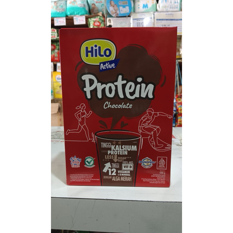 

Hilo Active Protein 500 gram Chocolate