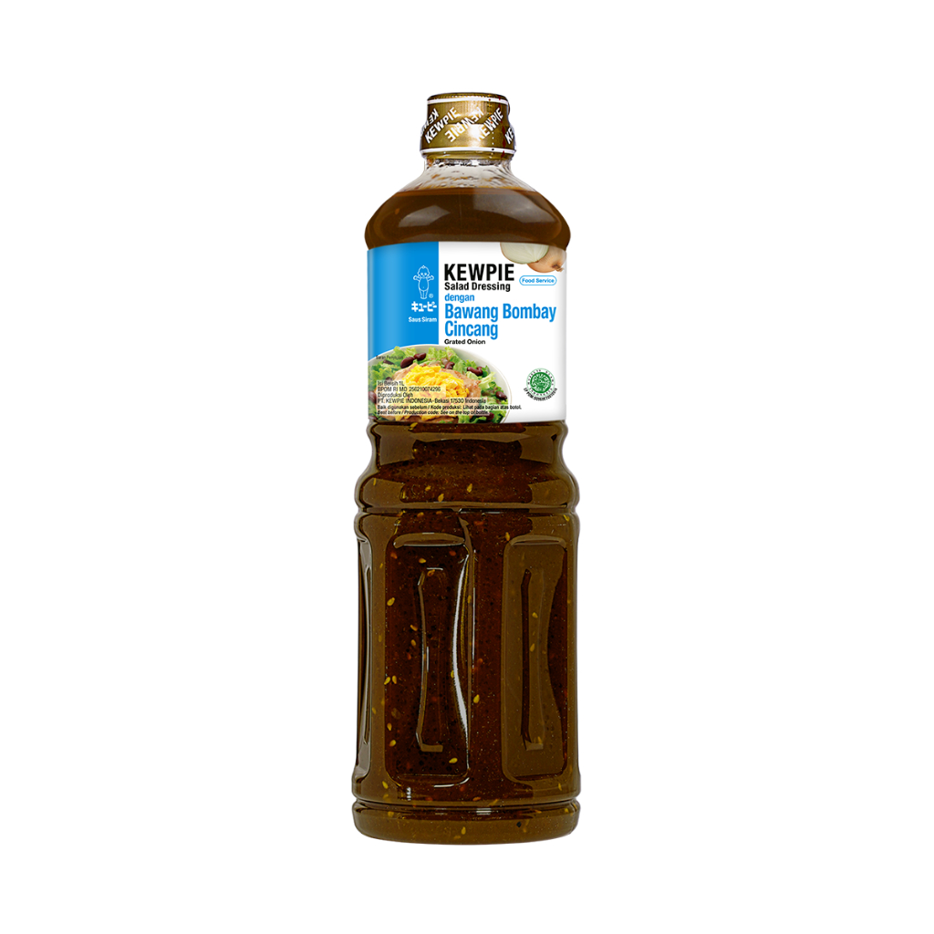 

kewpie saus salad dressing grated onion 1 ltr sauce bawang bombay cincang asli distributor