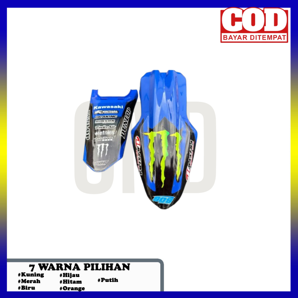 spakbor depan dan Spakbor Belakang klx bf 150 2015 slebor klx 150 2015 Dan Striping/Decal