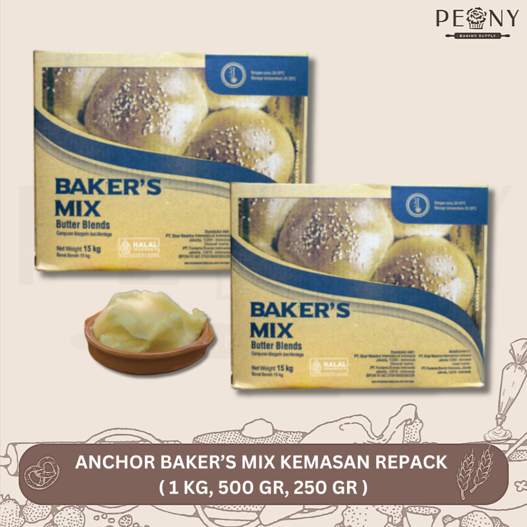 

ANCHOR BAKER'S MIX BUTTER BLENDS/ANCHOR BAKER'S MIX KEMASAN REPACK