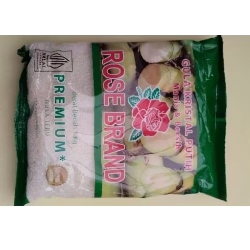 

Gula pasir Rosebrand 1 kg.