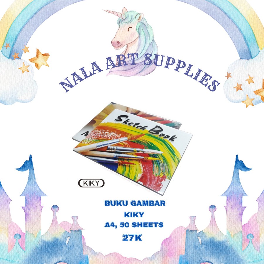 

Buku Gambar Kiky A4 50 sheets