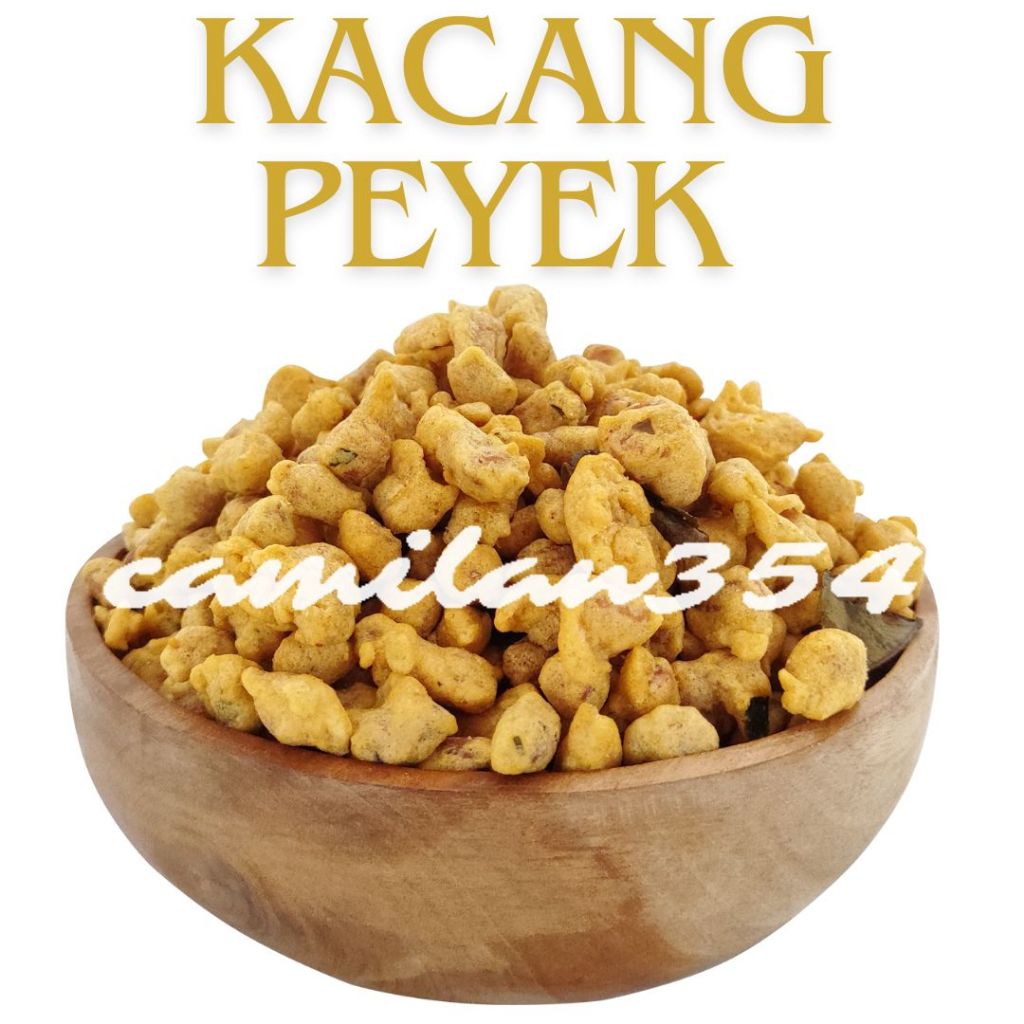 

[TERLARIS] Kacang Peyek Gurih Renyah - 1 KG / Kacang Balut Tepung Asin / Kacang Bandung