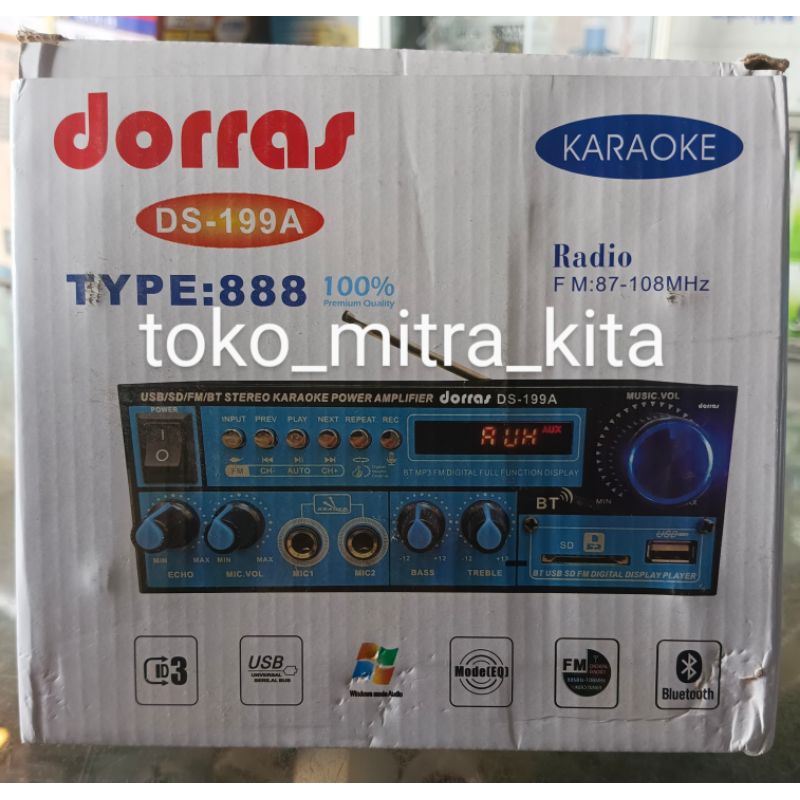 Power Amplifier Dorras DS-199A Type : 888