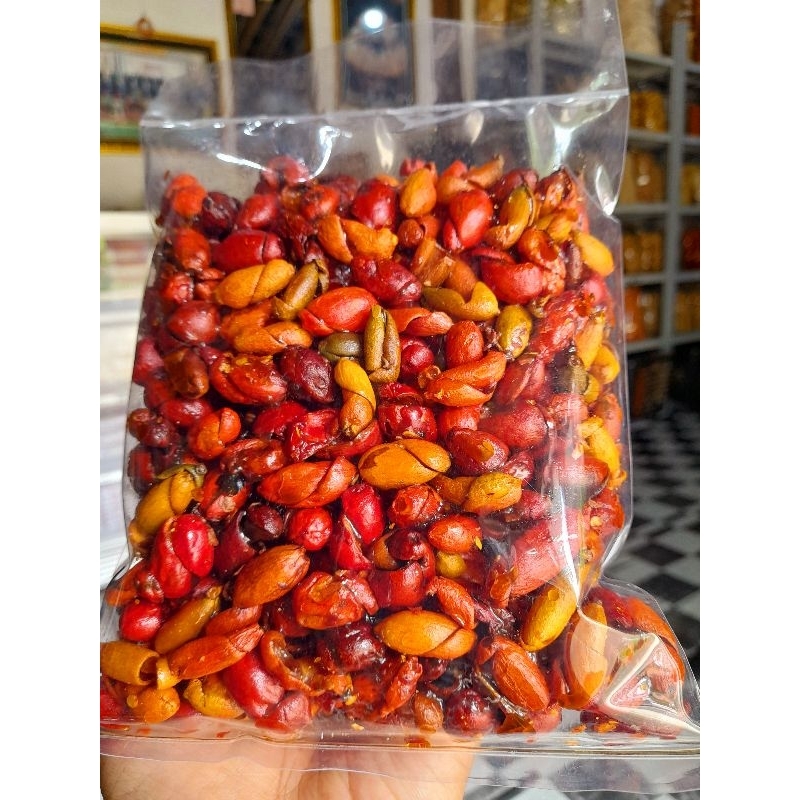 

Kulit mlinjo pedas manis