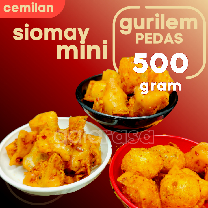 

Cemilan Siomay Mini GURILEM PEDAS isi 500g by GaiaRasa