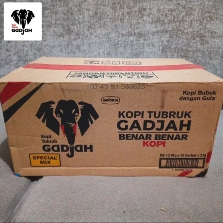

1 Karton Kopi Gadjah Special Mix (120 Sachet)
