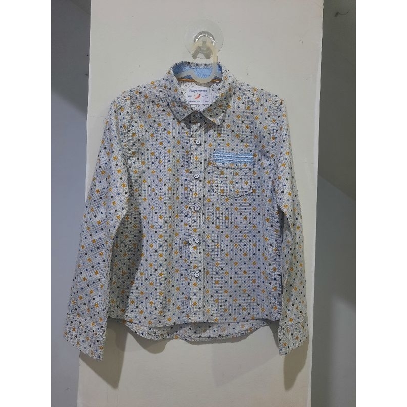 Preloved Like New Kemeja Gingersnaps Boys Size 4