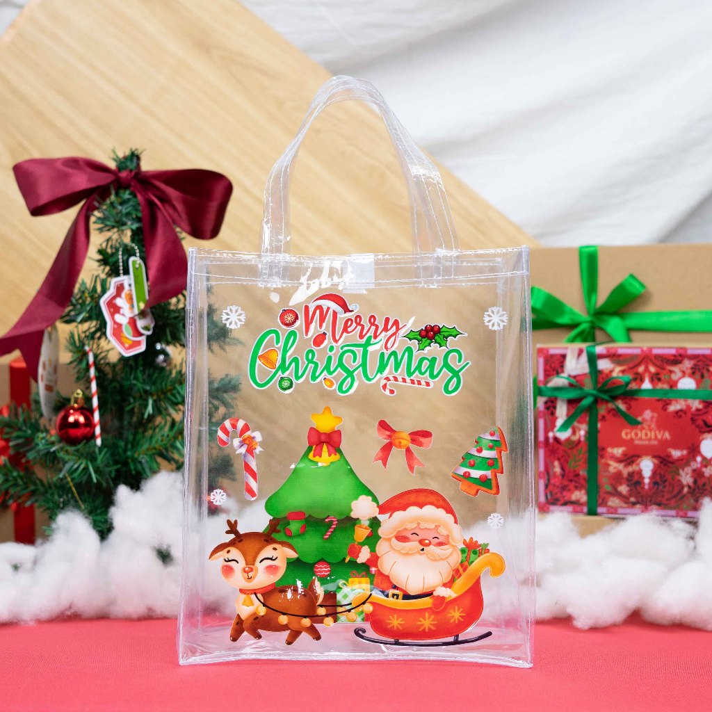 

TAS SOUVENIR NATAL MIKA READY STOCK HAMPERS MERRY CHRISTMAS UKURAN T30 P25