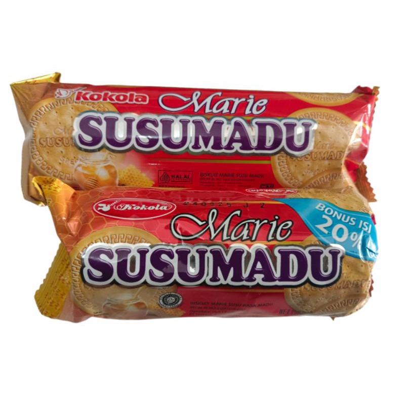 

Kokola marie susu madu biskuit roti 120g dan 180g