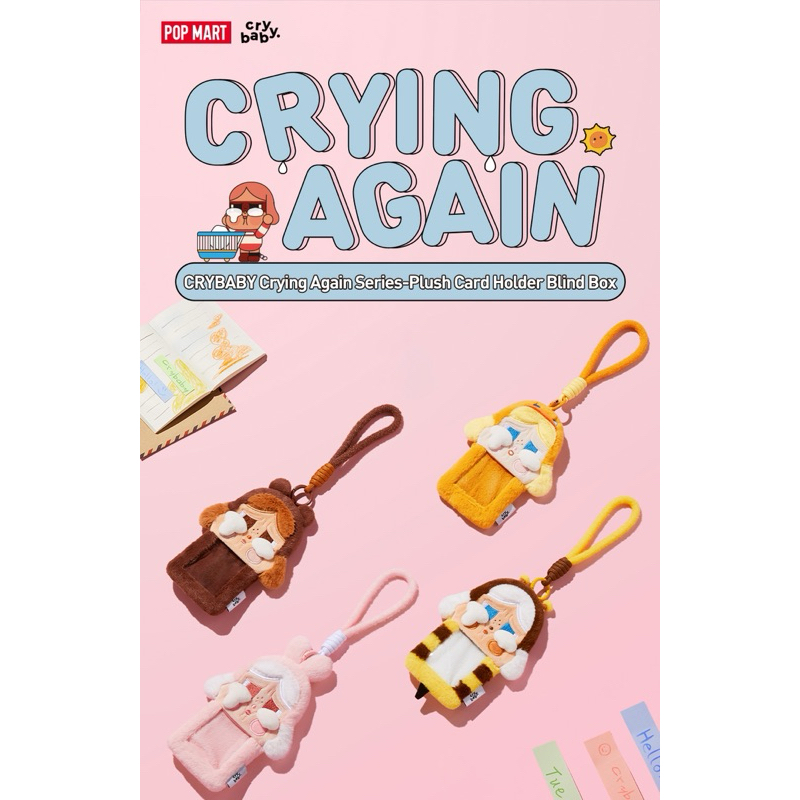 

READY STOCK POPMART CRYBABY CRYING AGAIN CARD HOLDER SELECTED