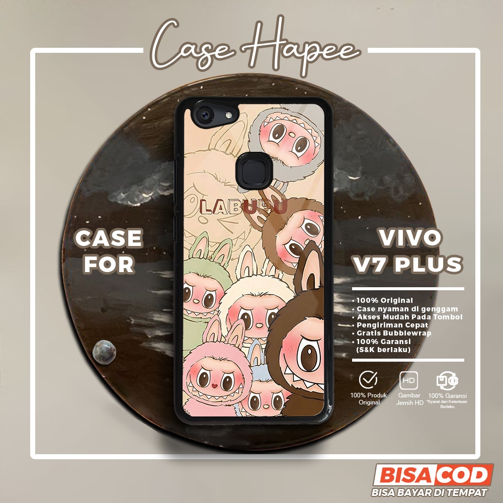 Case Vivo V7 Plus Casing Vivo V7 Plus [LBBU] Casehapee Case Glossy Case Aesthetic Custom Case Premiu