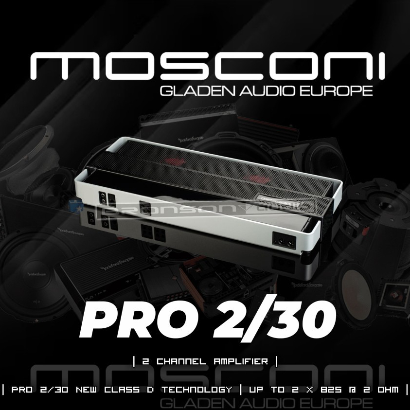 AMPLIFIER MOSCONI PRO 2/30 | 2 CHANNEL AMPLIFIER