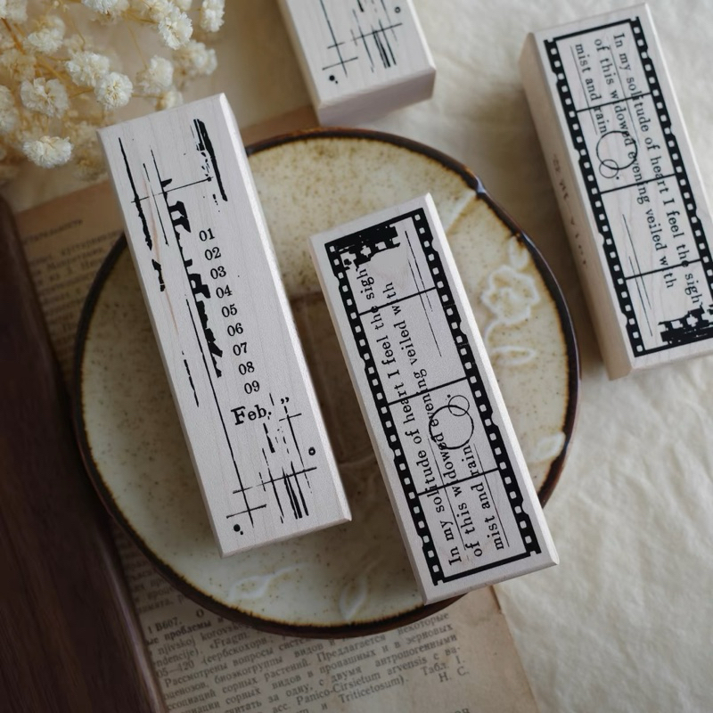 

Yi Er Rubber Stamp - Peony Flower / Flower Frame / In My Solitude / Feb.