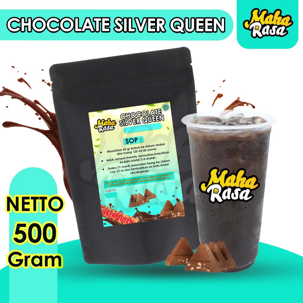 

CHOCOLATE SILVER QUEEN PREMIUM 500 GRAM BUBUK MINUMAN INSTAN