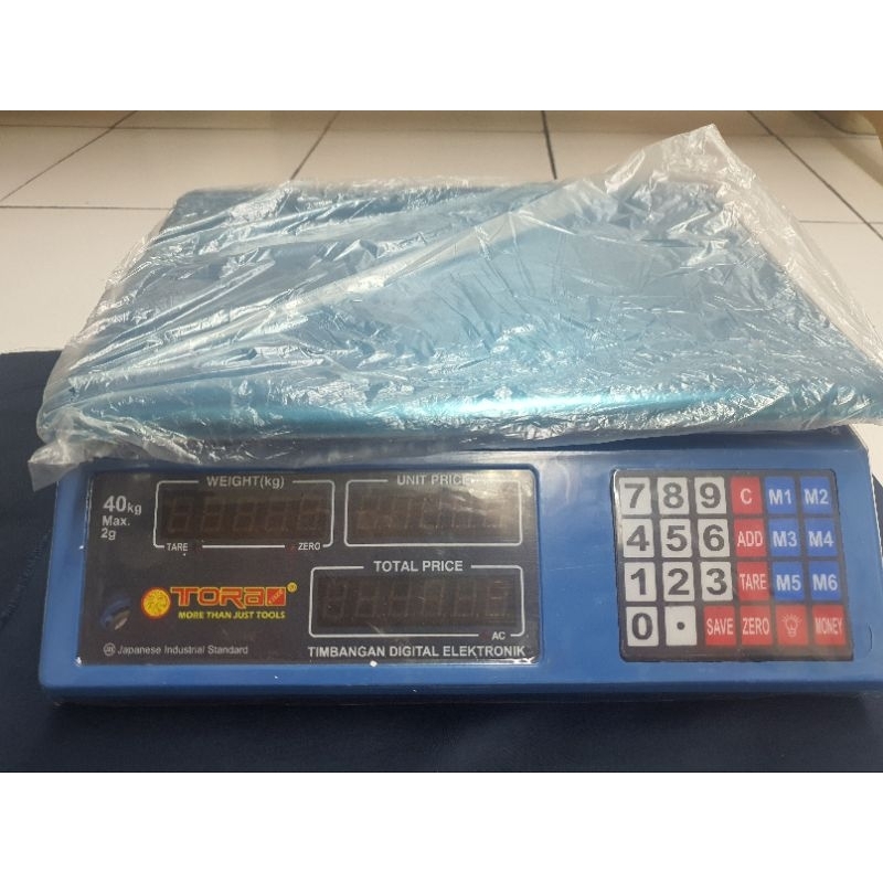 

TORA Timbangan Digital 40 Kg Body Biru Besar - Electronic Scale