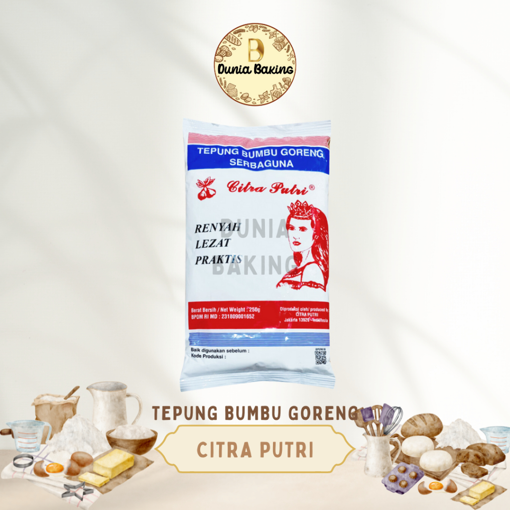 

Tepung Bumbu Goreng Citra Putri 250gr