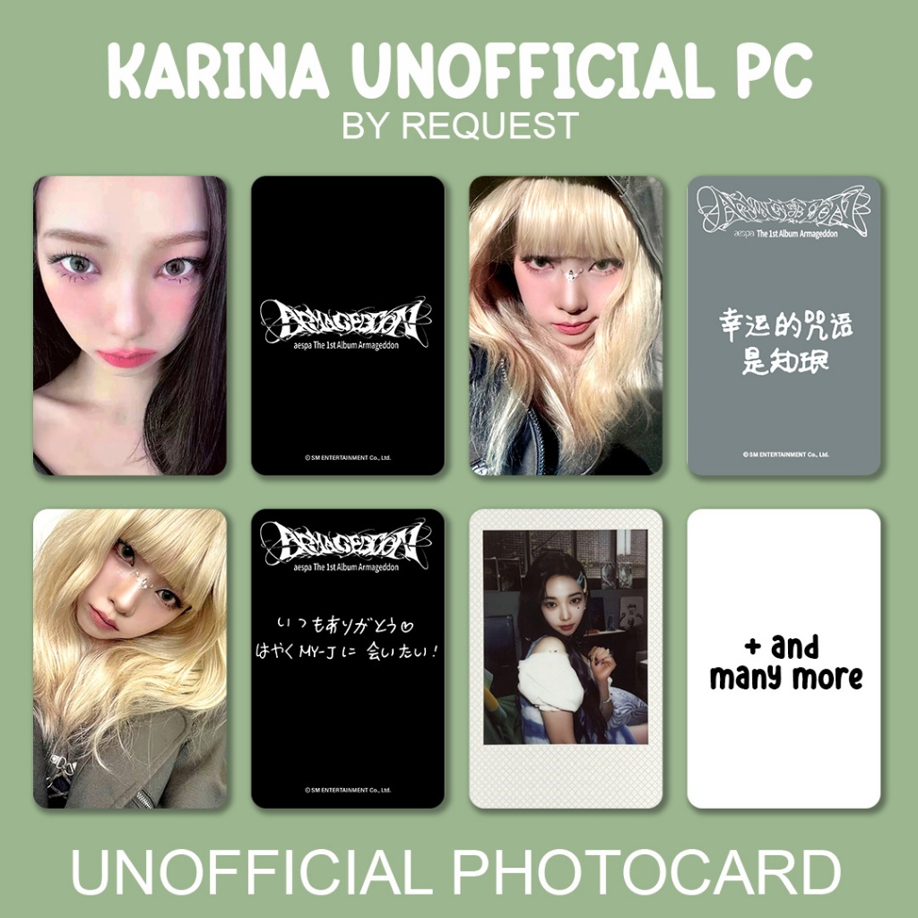 UNOFFICIAL PHOTOCARD | KARINA UNOFFICIAL PC by REQUEST