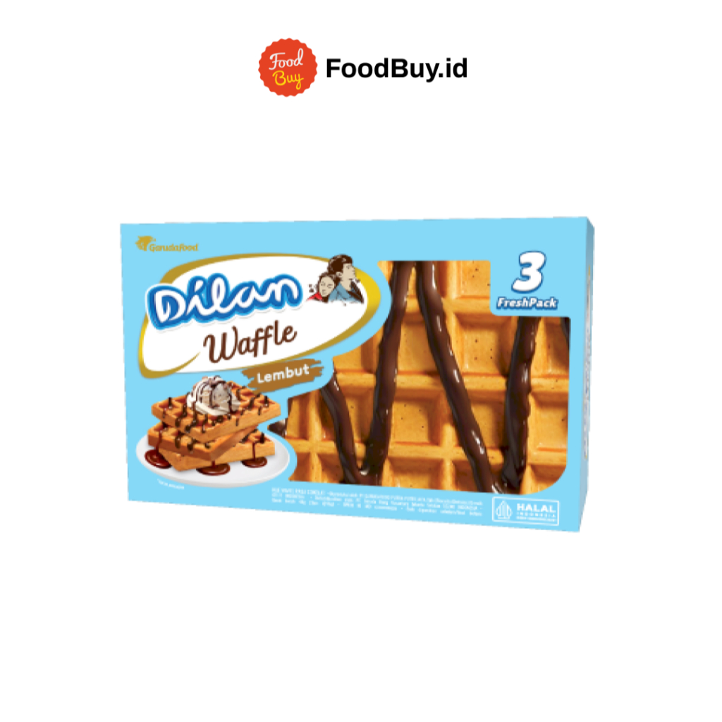 

Dilan Chocolate Waffle Fresh Pack 3pcs 48gr